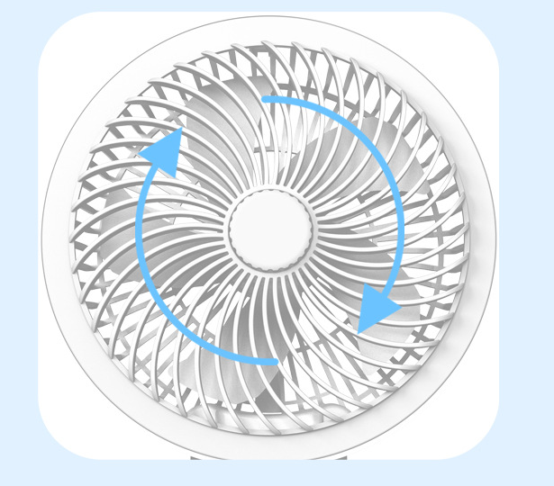 Ventilatore Portatile Ricaricabile per casa e Ufficio