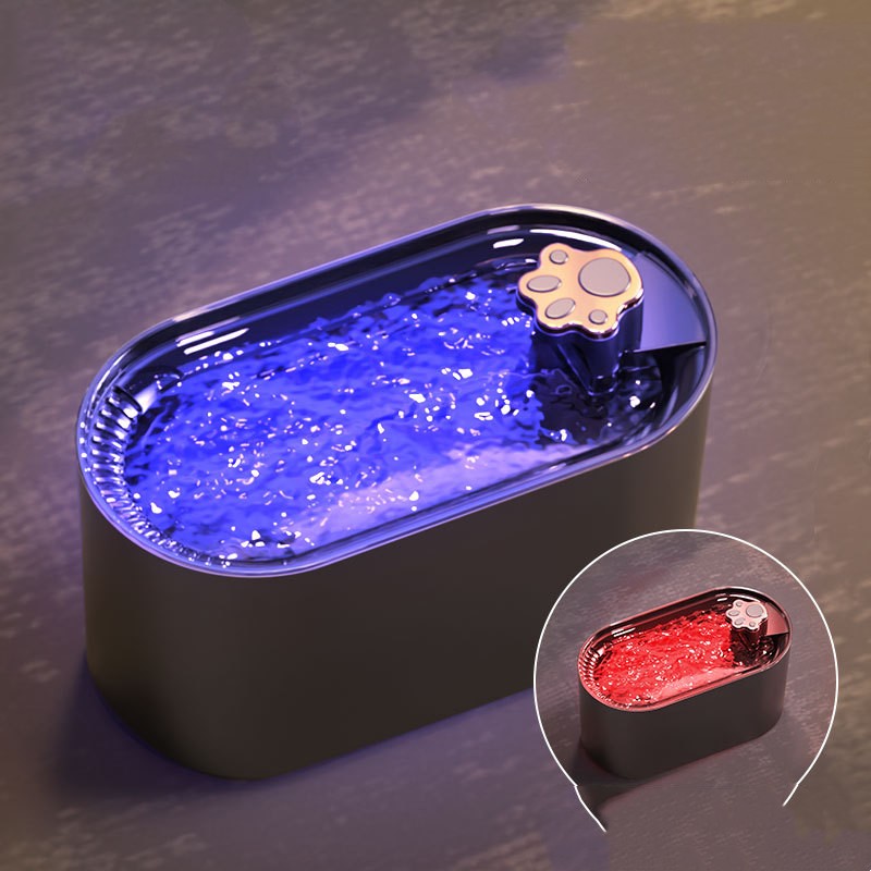 Dispenser Automatico di Acqua per Cani e Gatti - Ultrasilenzioso con LED