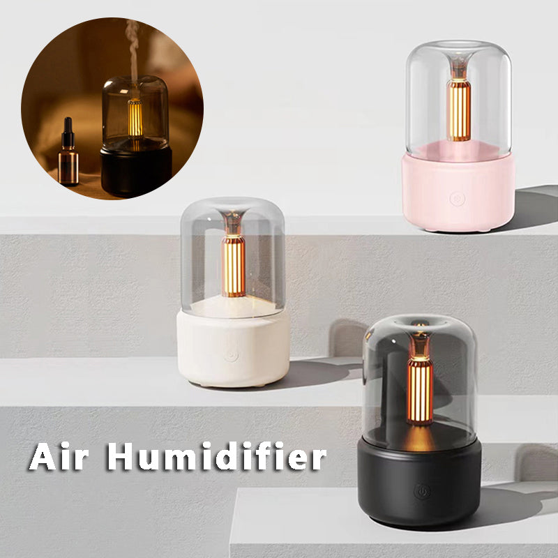 Atmosphere Light Humidifier Candlelight Aroma Diffuser Portable 120ml Electric USB