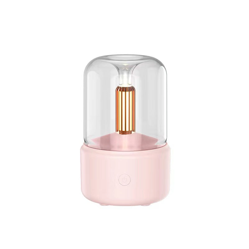 Atmosphere Light Humidifier Candlelight Aroma Diffuser Portable 120ml Electric USB