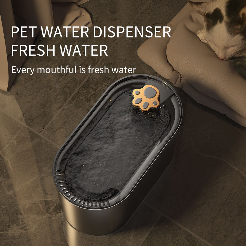 Dispenser Automatico di Acqua per Cani e Gatti - Ultrasilenzioso con LED